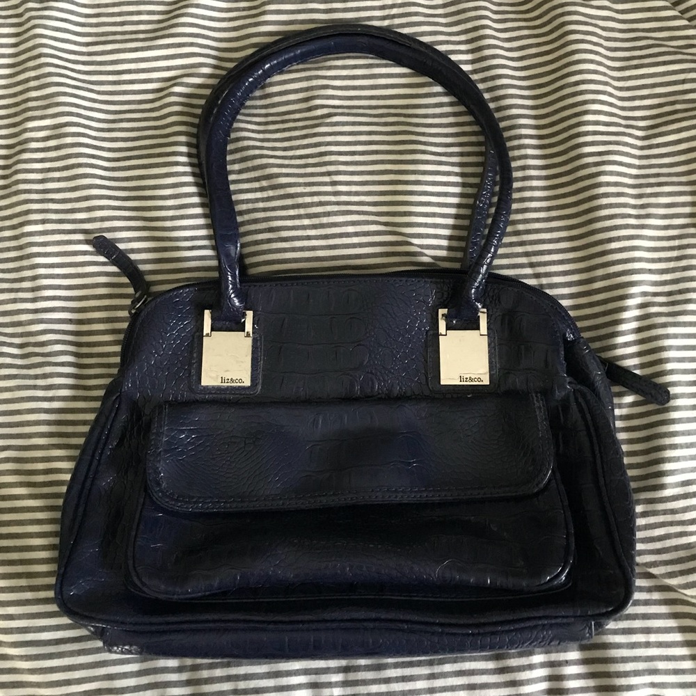 Navy Blue Liz and Co. Handbag